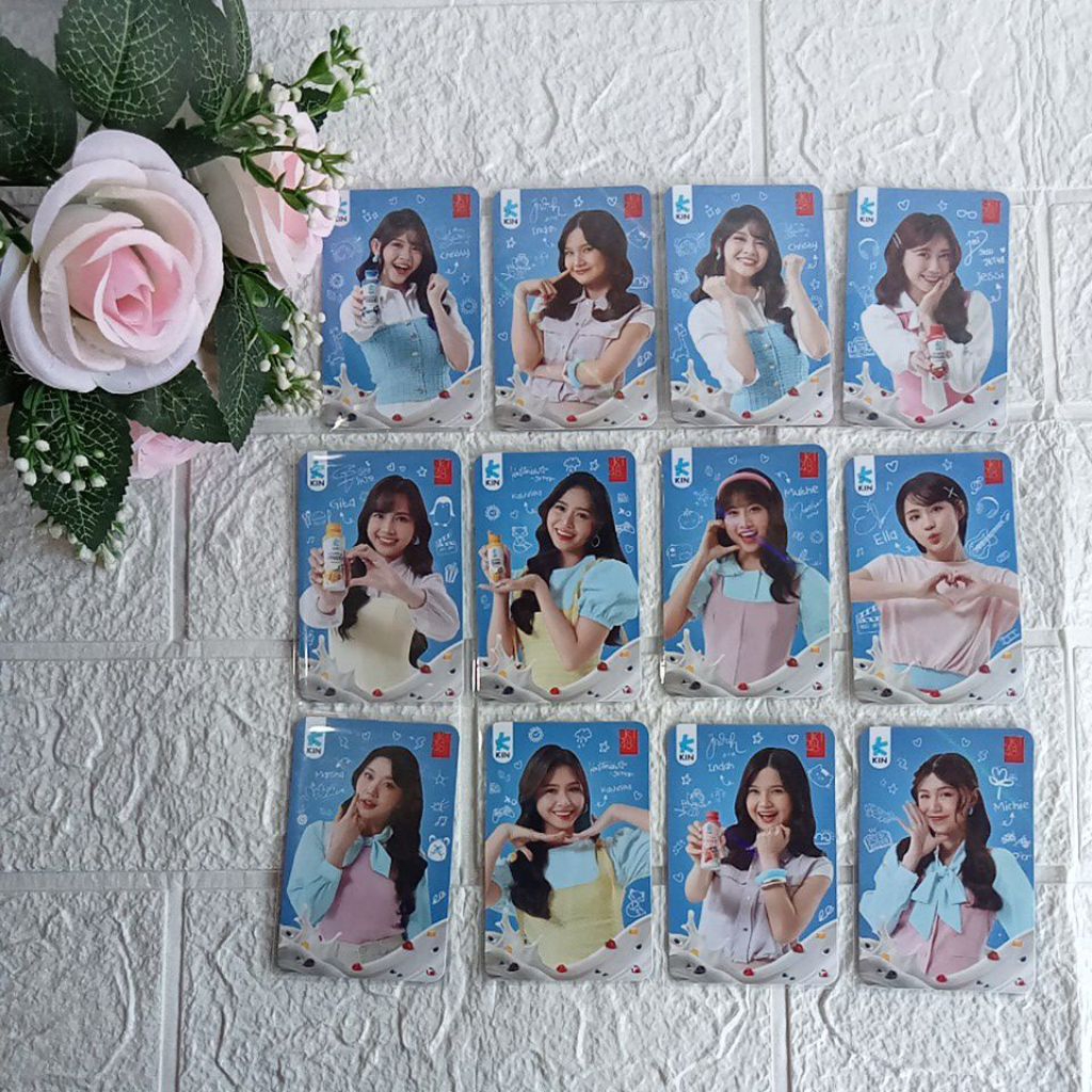 PHOTOCARD JKT48 x KIN YOGURT OFFICIAL LIMITED EDITION TERLARIS