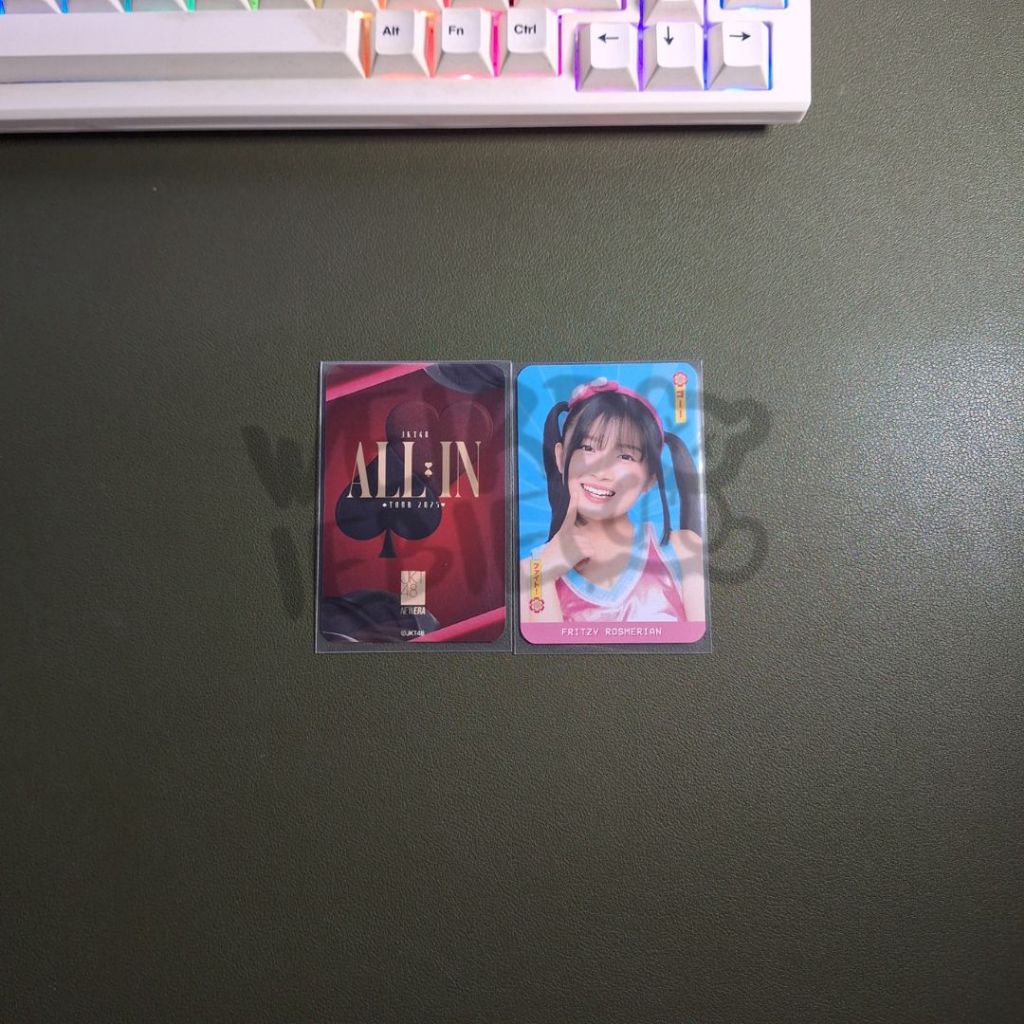 JKT48 OFFICIAL PHOTOCARD ALL IN TOUR GO AND FIGHT FRITZY ROSMERIAN