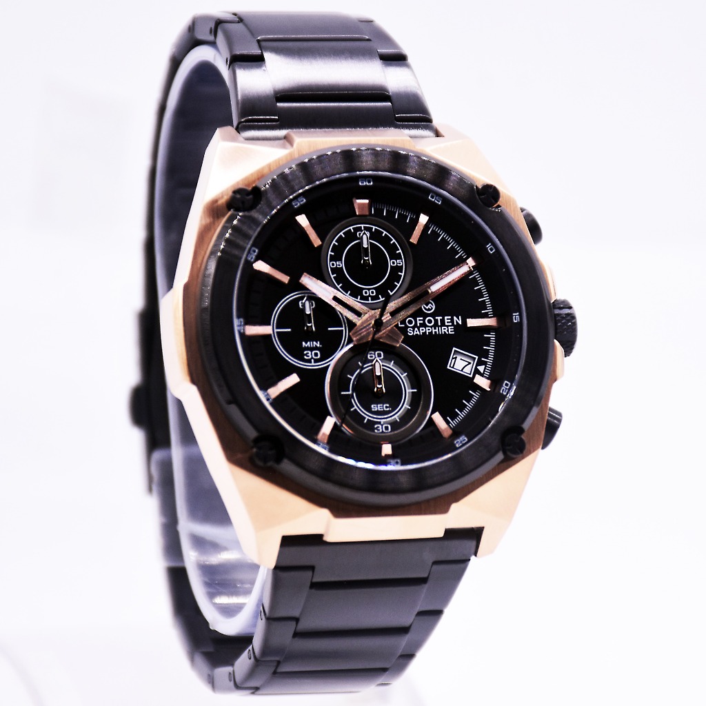 LOFOTEN 6538 + EXTRA STRAP JAM TANGAN PRIA ORIGINAL GARANSI RESMI