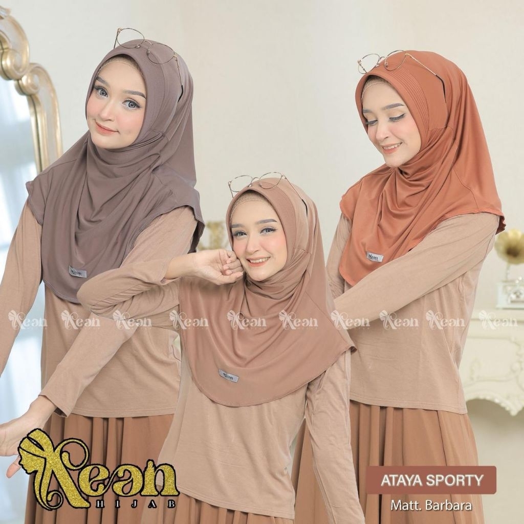 HIJAB KEAN ATAYA SPORT // HIJAB DAILY // HIJAB INSTAN // HIJAB GROSIR
