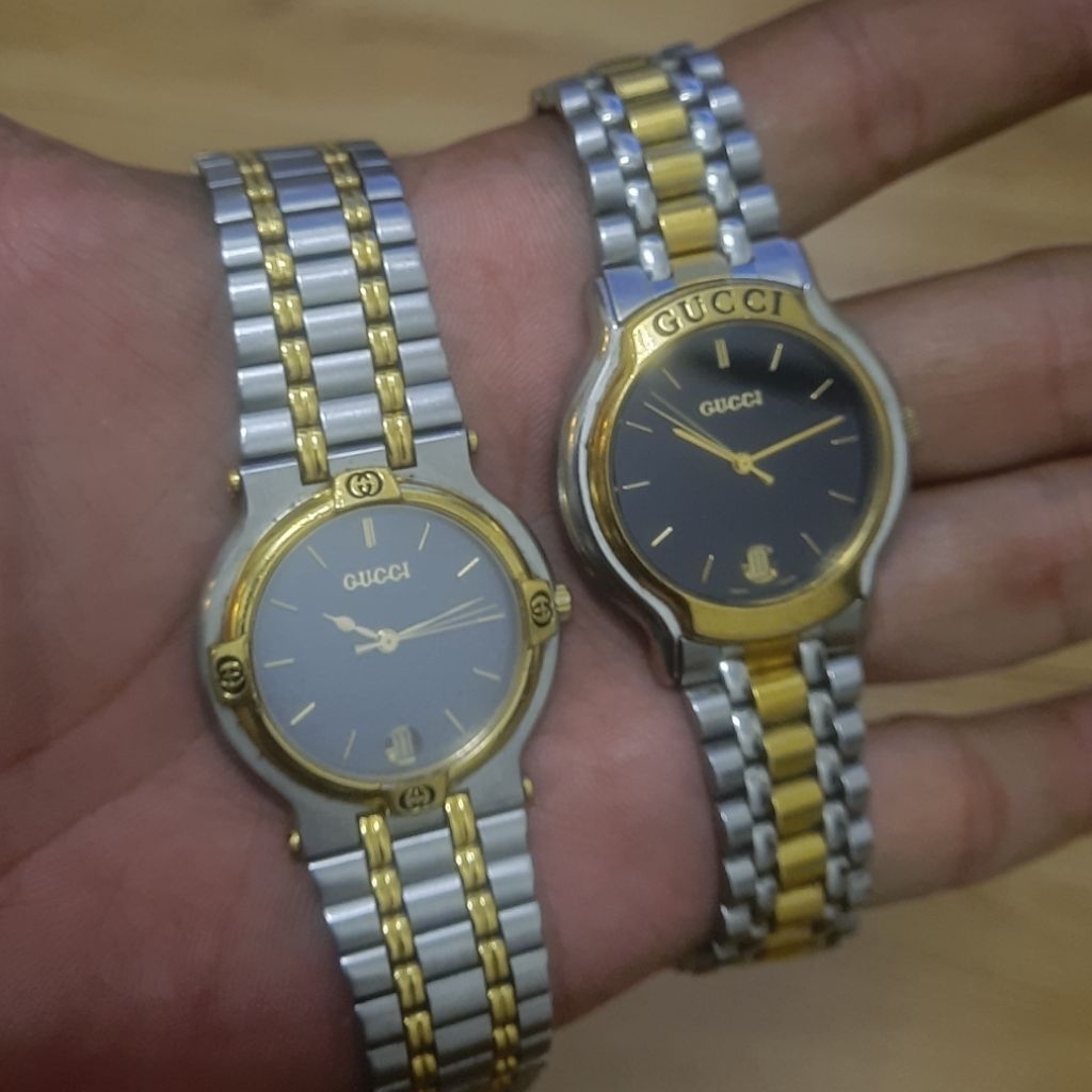 Jam tangan Gucci 9000M & 8000M Original Swiss Bekas Preloved Second