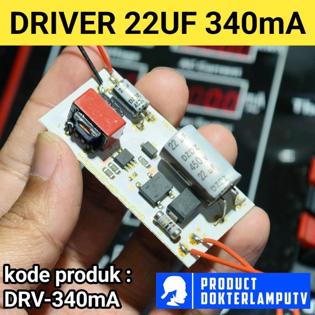 DRIVER LED 50W 50 WATT 22UF 220V UNIVERSAL UNTUK LED SOROT LAMPU RUMAH PJU LAMPU RUMAH DLL