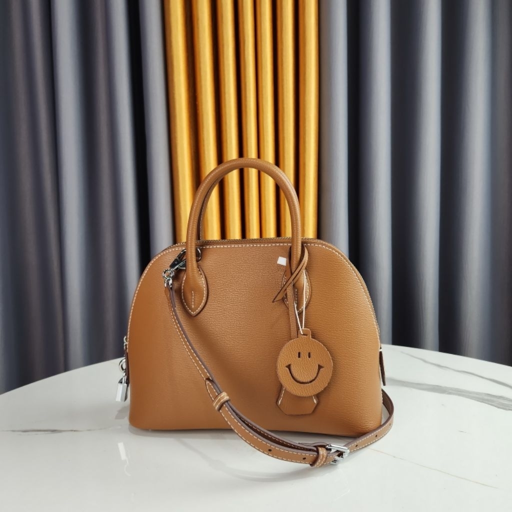 tas wanita kulit coklat selempang tas fashion boli
