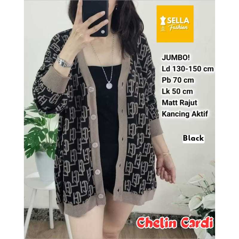 CARDIGAN JUMBO WANITA SIZE XXXL LD 130 RAJUT IMPORT MOTIF TERBARU PAKAIAN WANITA OUTERWER KEKINIAN