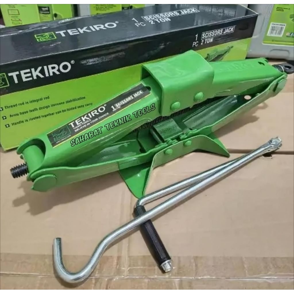 Tekiro Dongkrak Jembatan 2 Ton / Dongkrak Model Jembatan - Scissors Jack  2 Ton Original