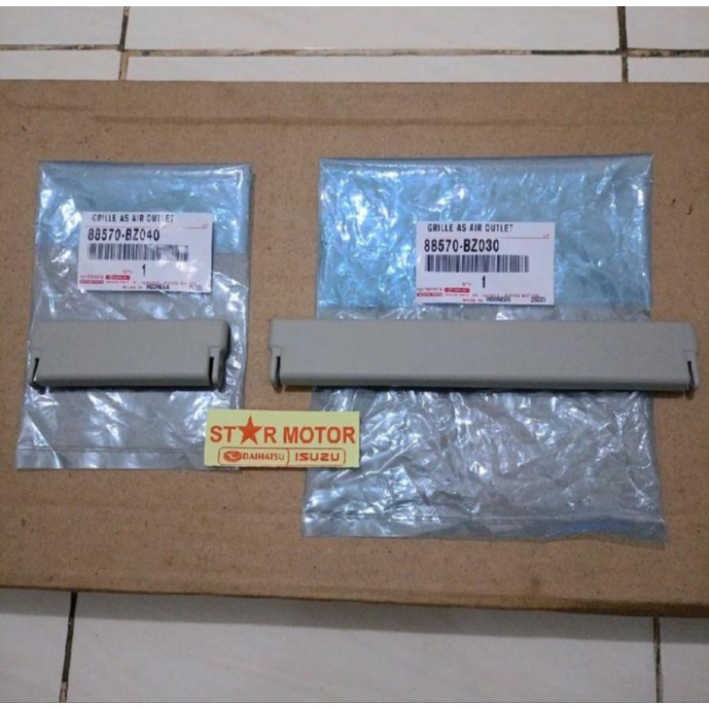 Kisi-kisi ac calya penumpang, kisi2 ac sigra bagian belakang, kisi-kisi tengah atau dobel blower cal