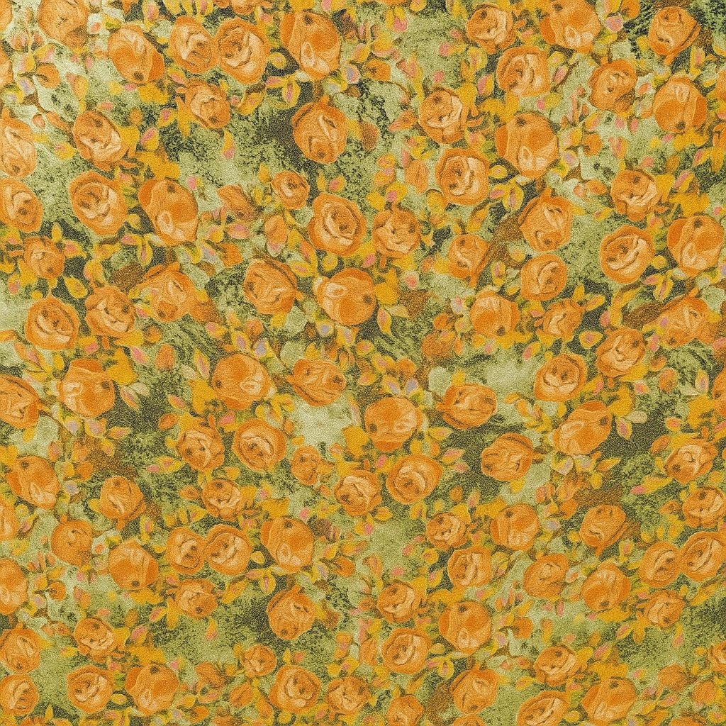 kain katun silky motif bunga kecil premium / bahan katun silky motif bunga kecil premium