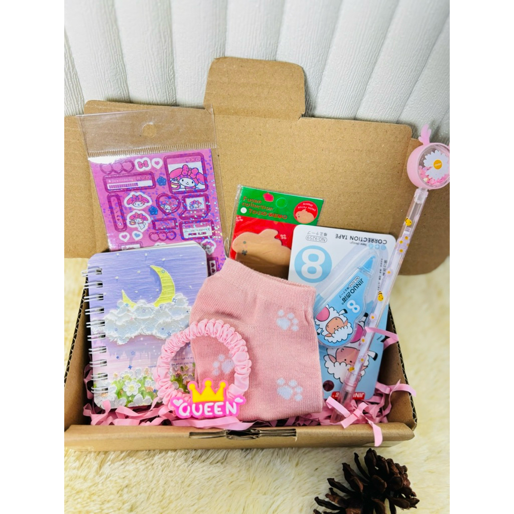 Haikina - SET ALAT TULIS LENGKAP / STATIONERY SEKOLAH UNTUK SOUVENIR HADIAH / HAMPERS KADO GIFT / HA