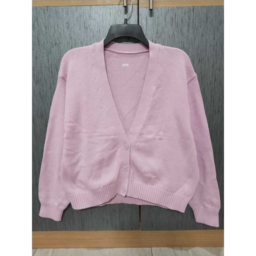 cardiga rajut crop wanita uniqlo new