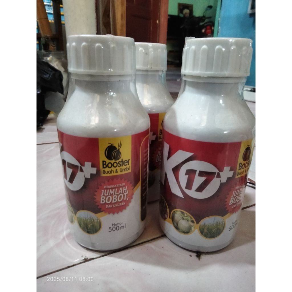 BOOSTER BUAH DAN UMBI K17+ 500 ML