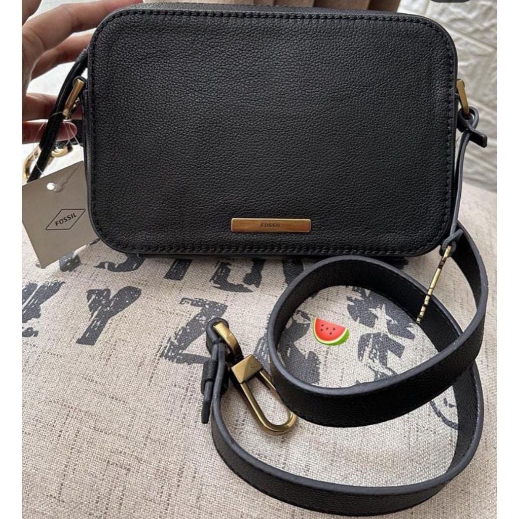 Fossil Bryce Small Crossbody Black