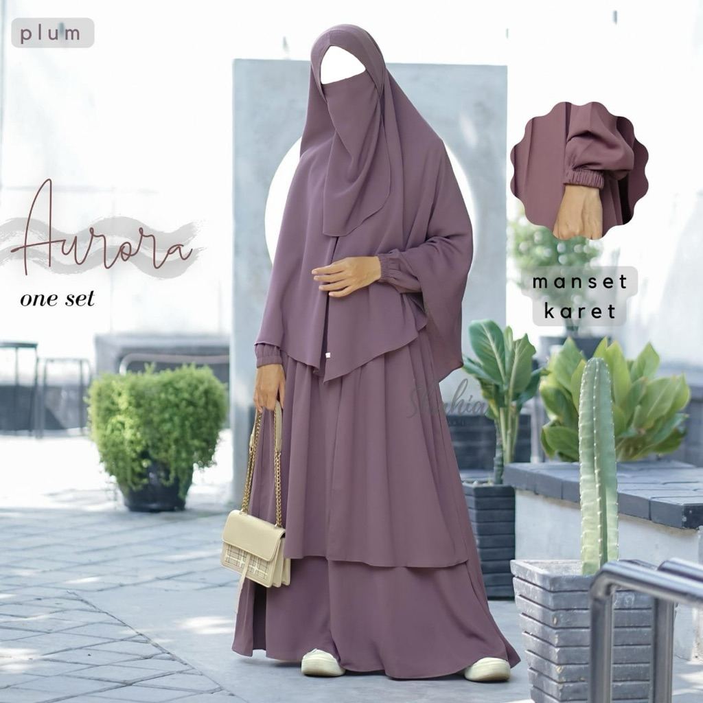Aurora Gamis Set Khimar by Shahia Syari