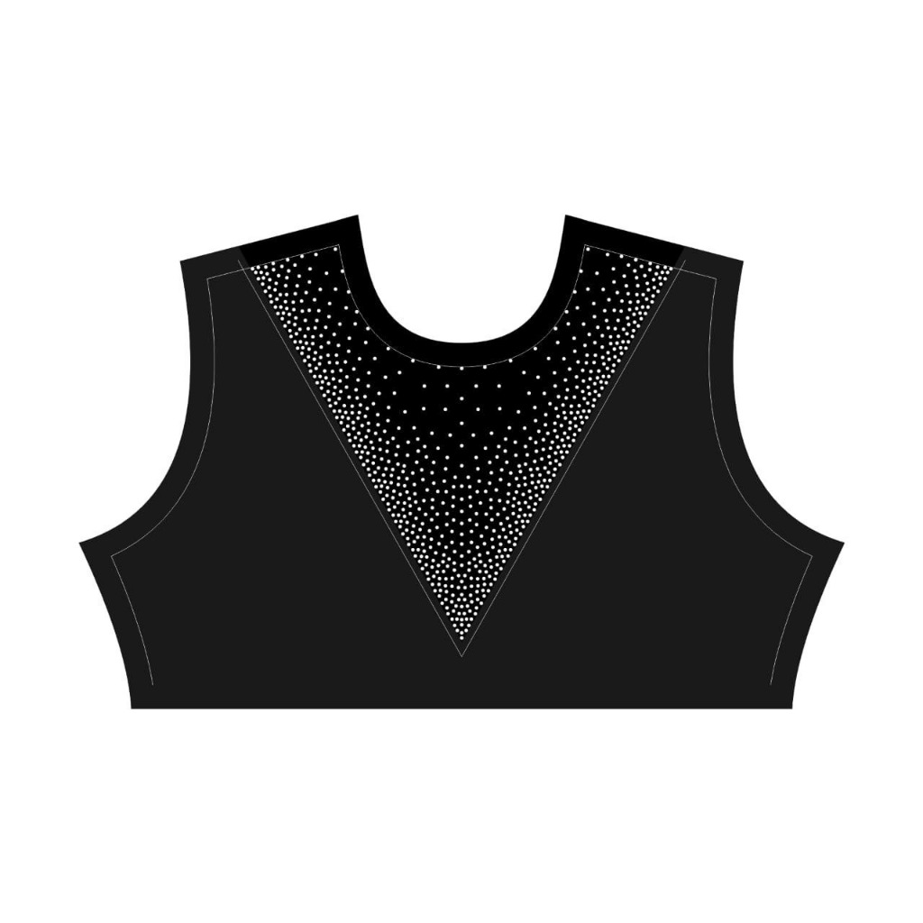 Mote Gosok Press Payet Bagian Dada