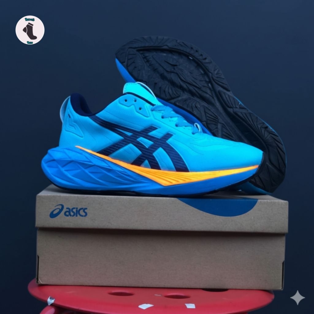SEPATU OLAHRAGA BATMINTON LARI MARATON  Asics Nov4blast4  cowo/cewe terlaris
