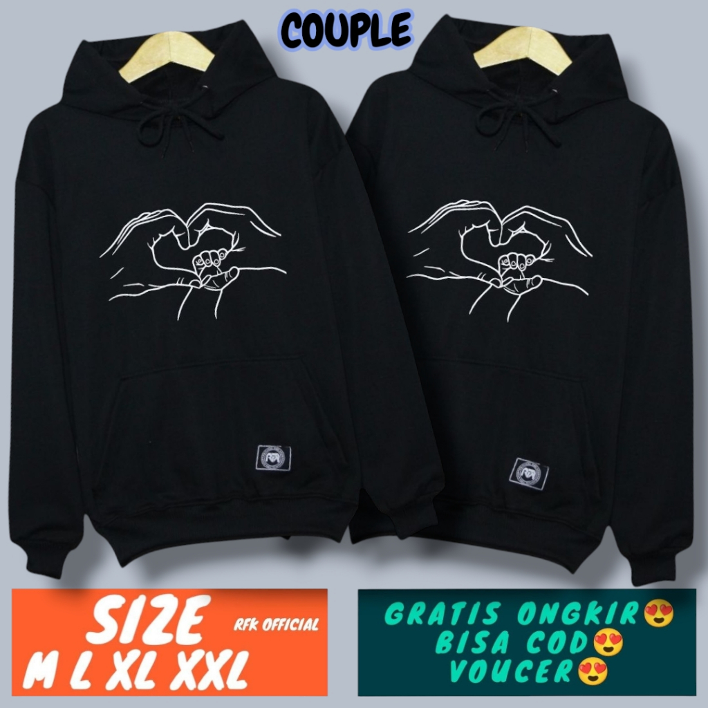 Sweater couple pasangan 2 pcs / Sweater couple pacar / Hodie couple pasangan / jaket couple pasangan