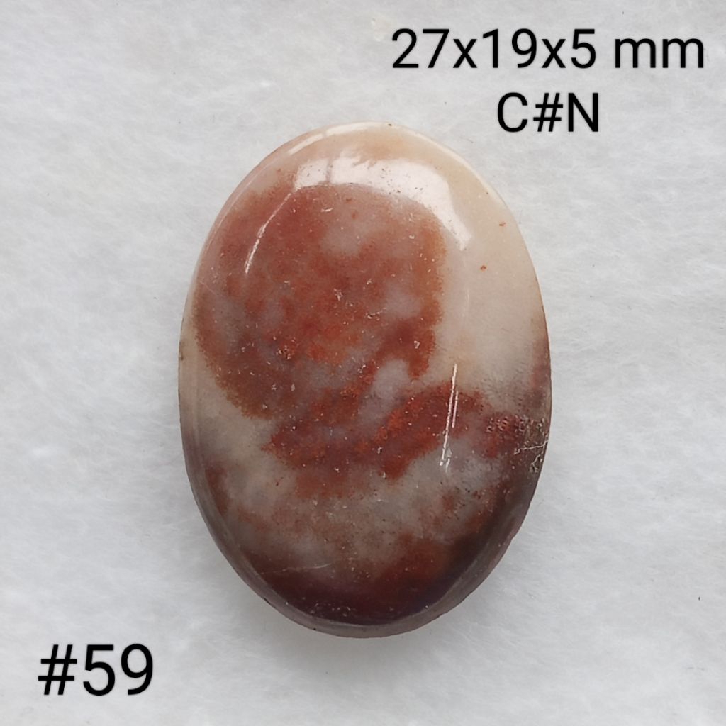 batu natural akik teratai merah, motif gambar #59