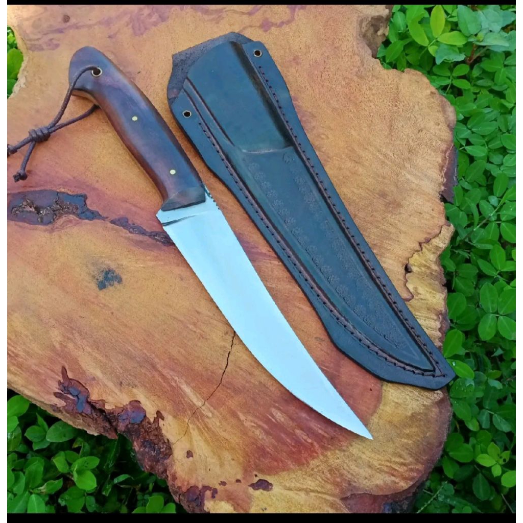 pisau dapur fulltank gagang kayu sonokeling