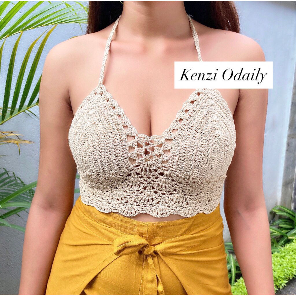 Bra rajut bali bh rajut top rajut bikini beach wear