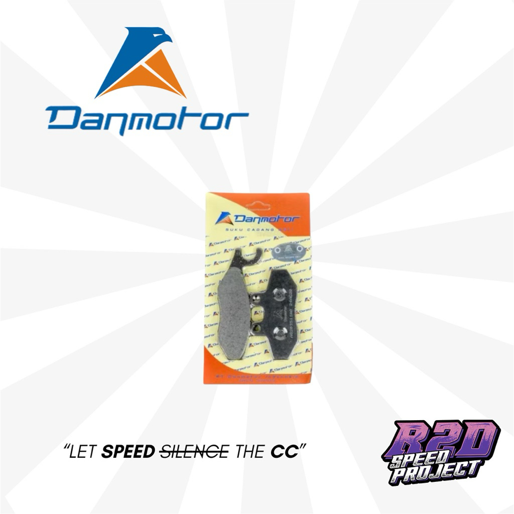 BRAKE PAD KAMPAS REM DEPAN PANJANG VESPA SPRINT PRIMAVESA ABS PIAGGIO VESPA MATIC ORIGINAL DANMOTOR