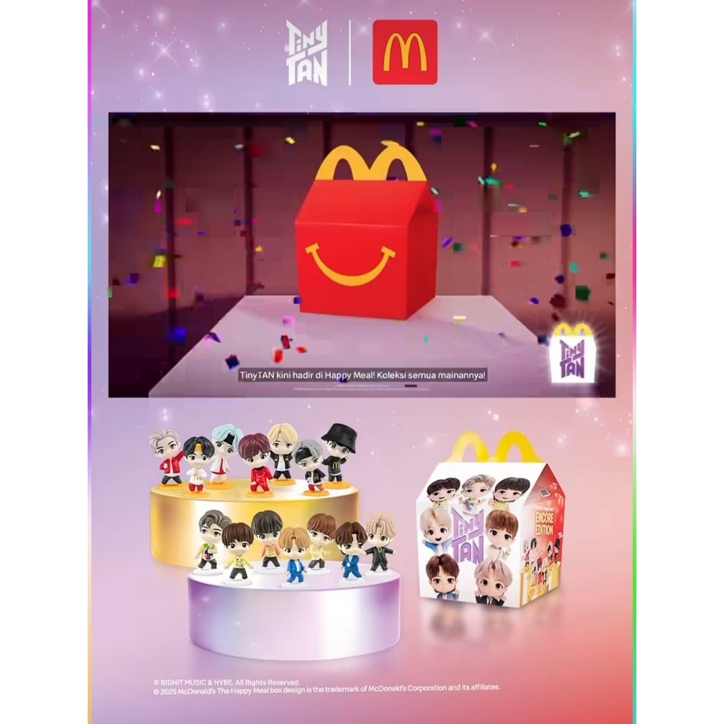 happymeal mcd x tinytan BTS