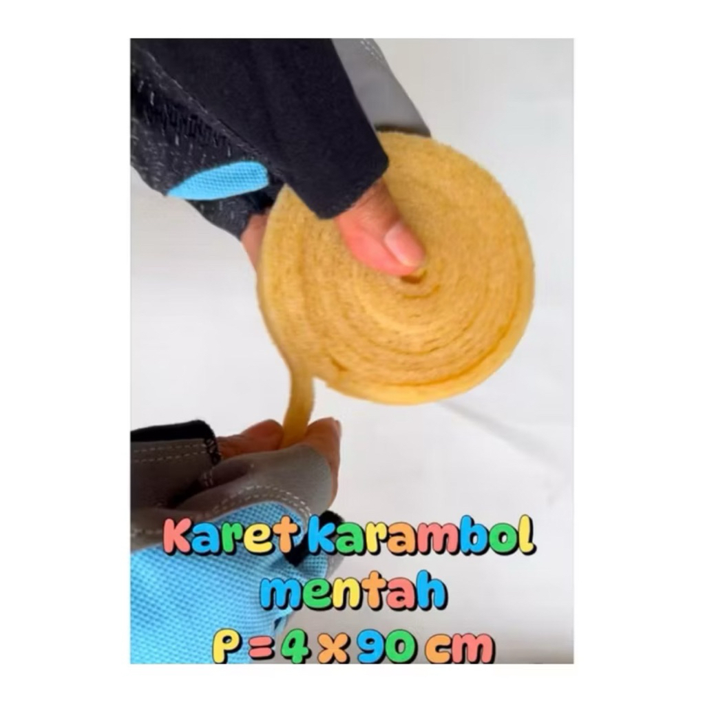 karet karambol/ karet mentah premium original untuk pinggiran meja karambol