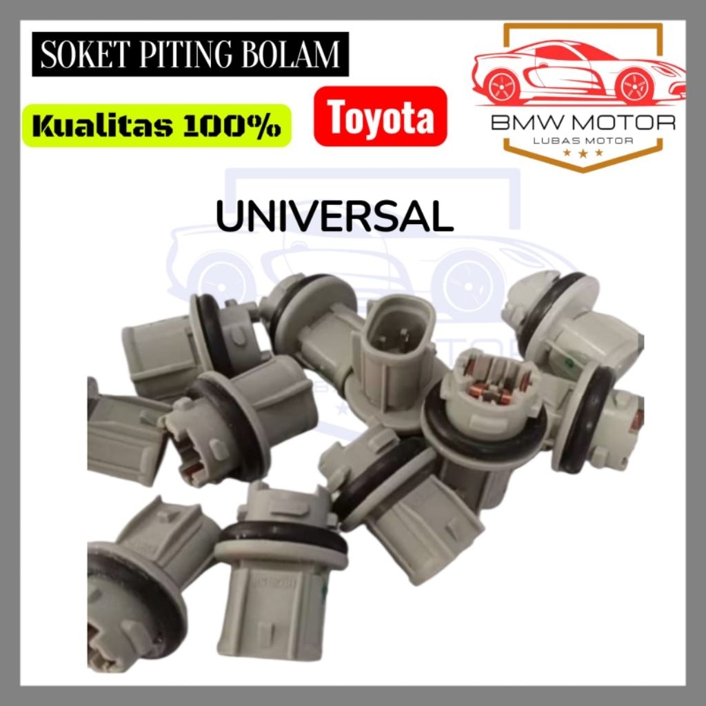 soket lampu seri mobil toyota