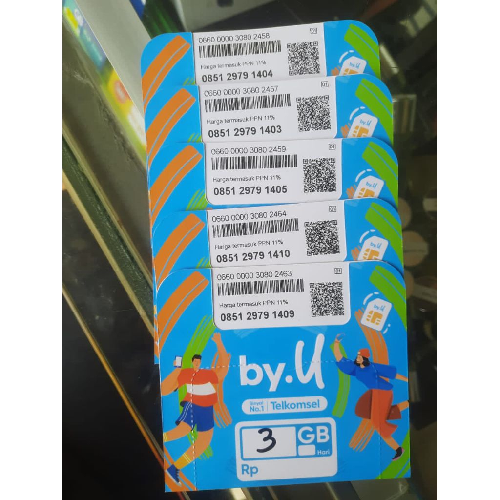 kartu perdana byu