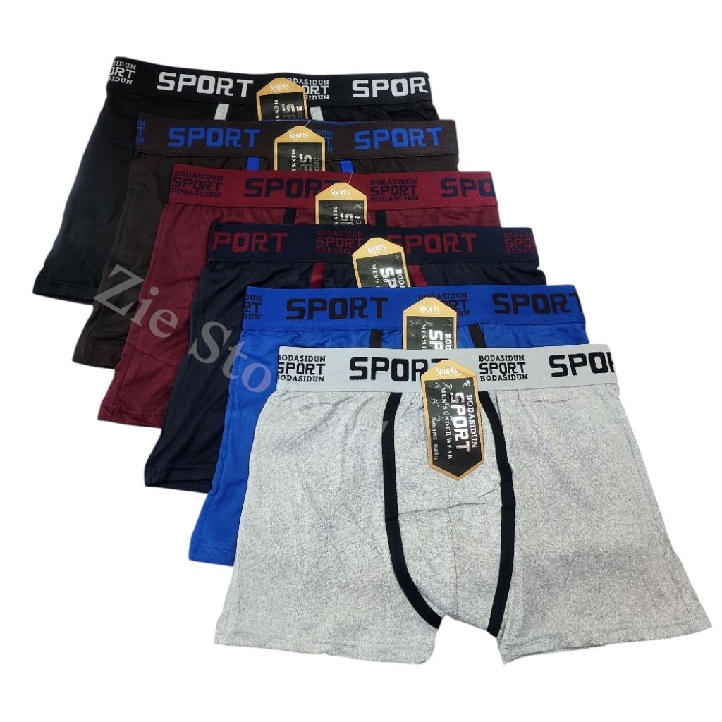 3 Pcs Cd Boxer Pria Bodasidun 8702 dewasa