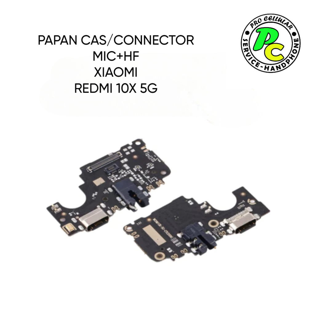 PAPAN CAS FLEXIBLE XIAOMI REDMI 10X 5G CONECTOR CAS + HANDSFREE + MIC