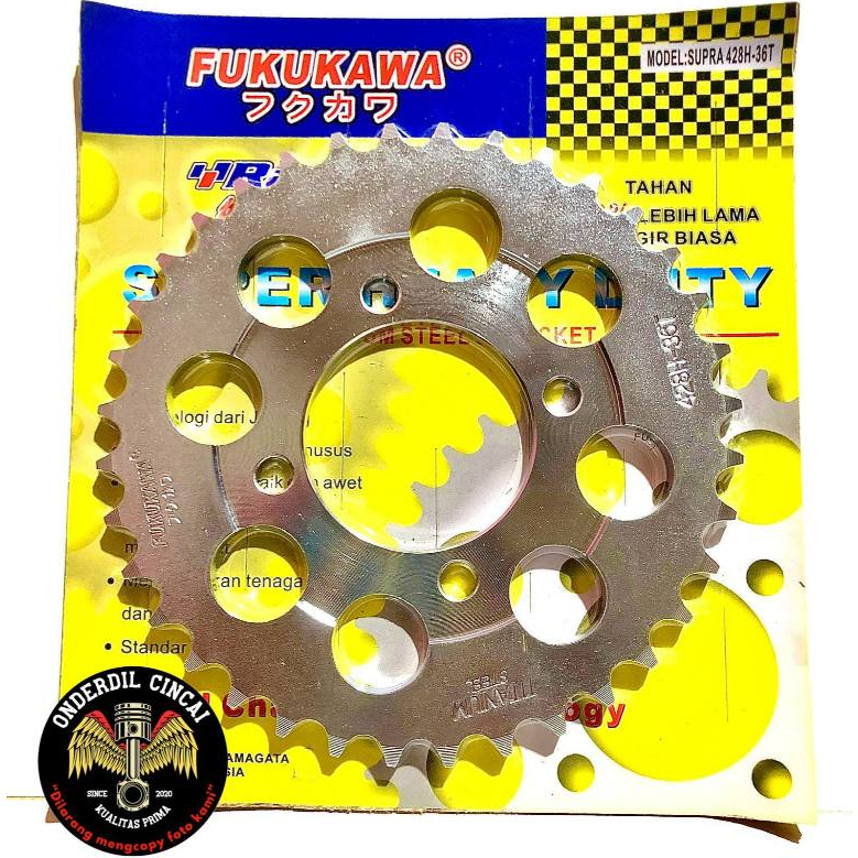 Gear Gir Belakang Racing SSS SUPRA 428H 36T - GEAR GIR BELAKANG RACING SSS SUPRA UKURAN 428H-36T