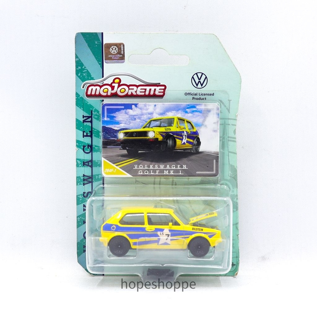 Majorette Volkswagen Edition Volkswagen Golf MK 1 Bilstein Original Diecast Mobil