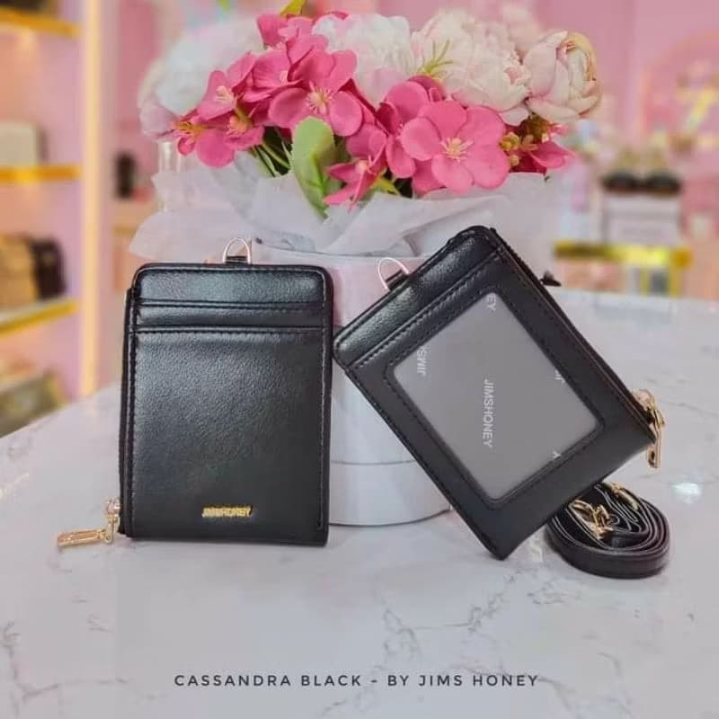 TDB Dompet ID CARD Wanita Pria Mini Wallet Jims Honey Lanyard Slot Kartu Murah Premium