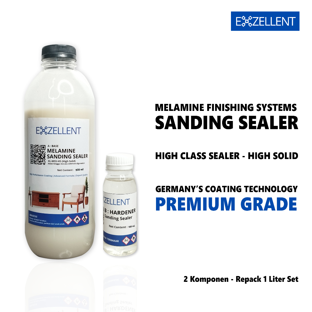 Cat Melamine Sanding Sealer Exzellent - Repack 1L