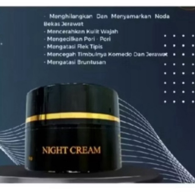 Night Cream Hi glow / krim Malam Hi glow premium