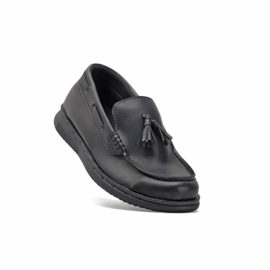 Sepatu Formal Pria Pantofel Slip On Elegan Kulit Sintetis