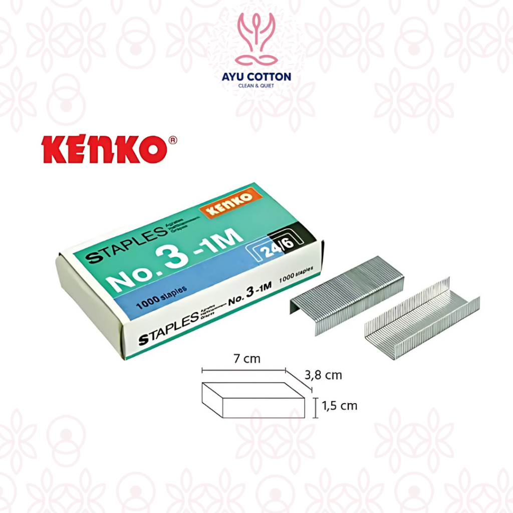 

KENKO - isi staples besar No. 3 / isi staples besar 1 pack
