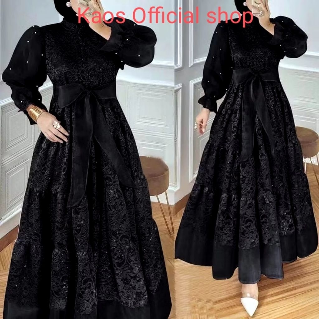 Gamis Remaja Import Gsmis Modern Ganis Cewek Cantik Bj Muslim Games Jumbo Mewah Gams Premium Termura