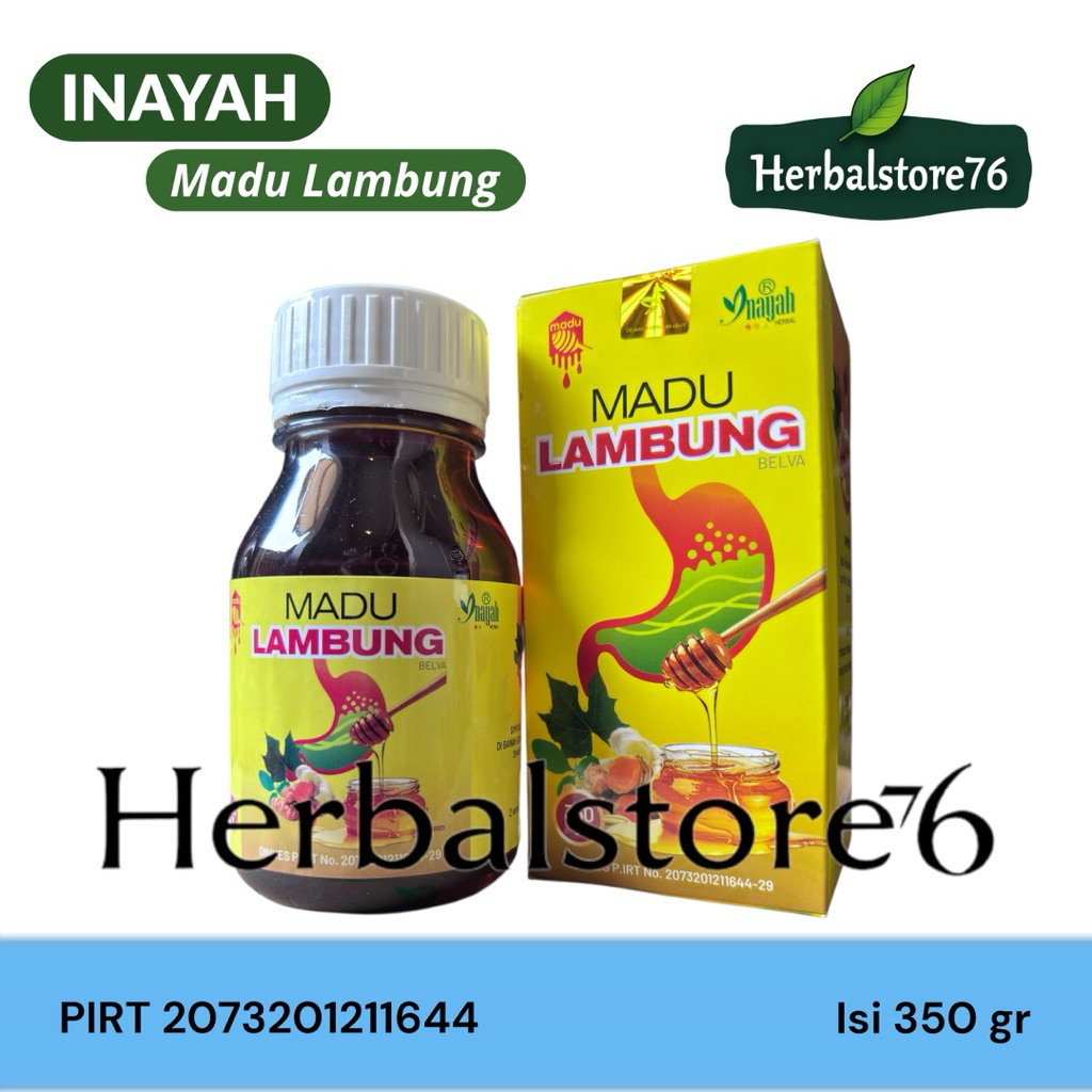 Madu lambung Inayah obat Asam lambung Gerd Maag