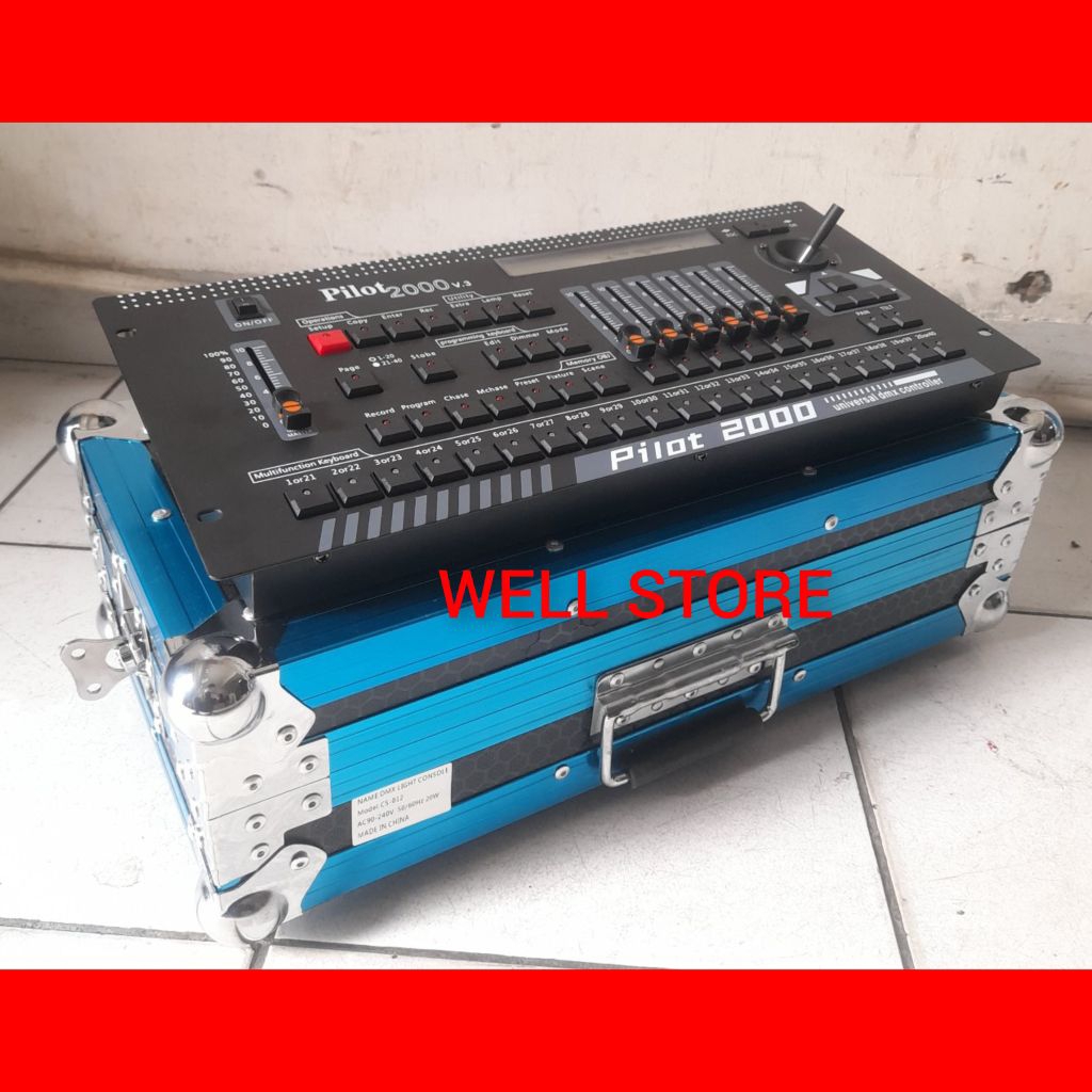 Mixer Lighting DMX 512 Pilot 2000 V3 Redsun + Hardcase