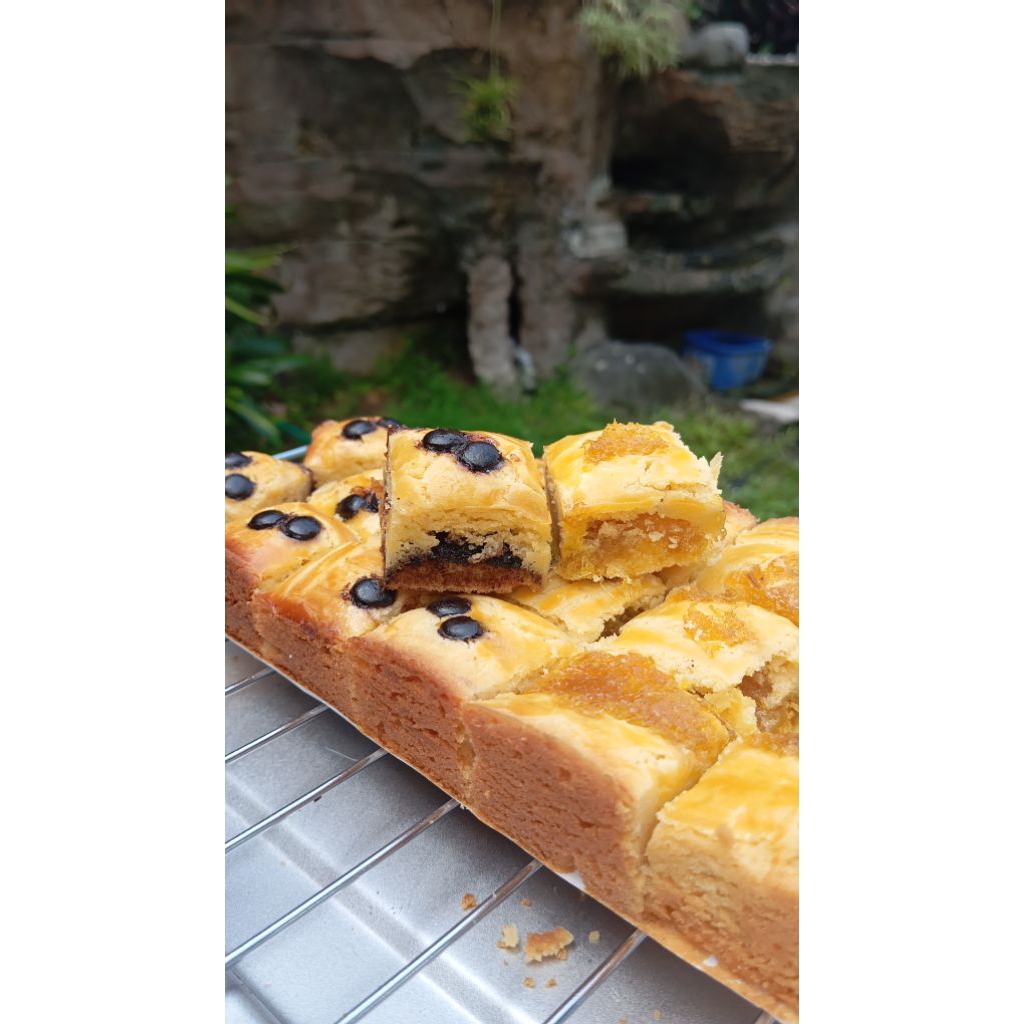 lekker holland 10x20 isian nanas, coklat, kacang, keju, mix 2rasa