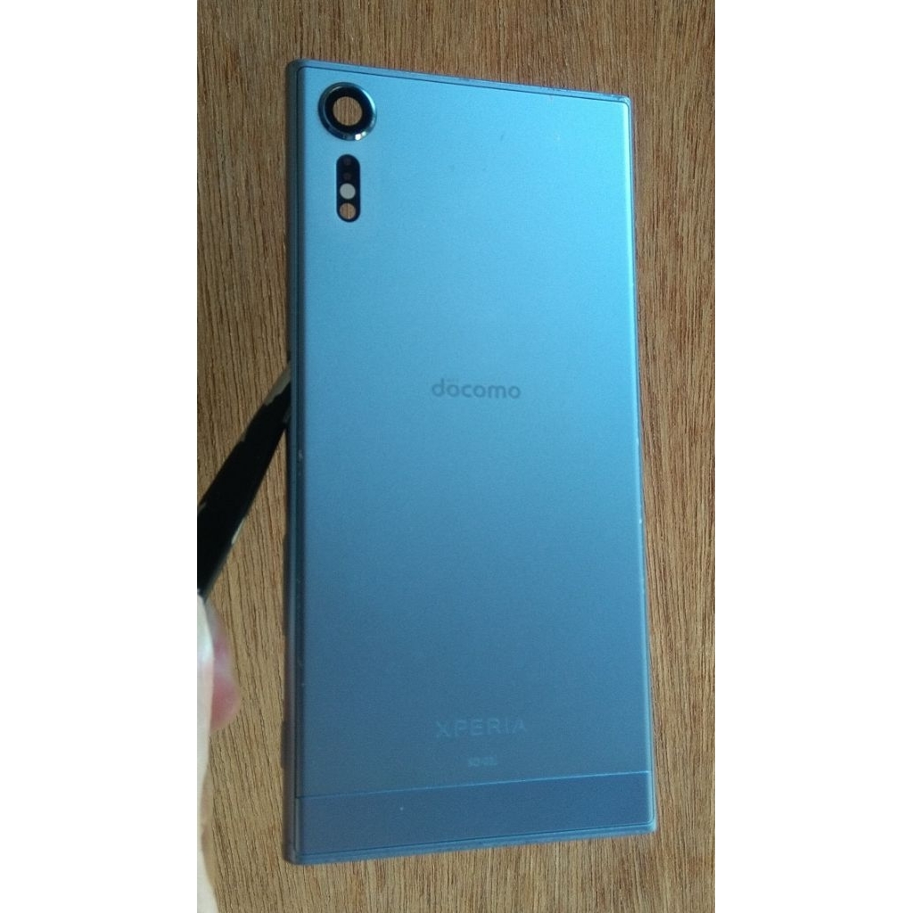 Casing Body Backdoor Biru Muda Original Bekas Copotan Sony Xperia XZS Docomo