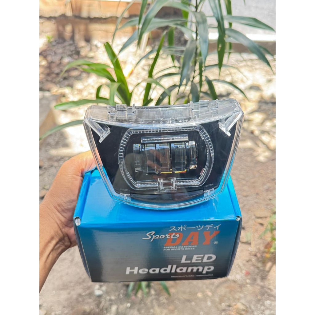 promo COD lampu depan bi-led fizr RGB
