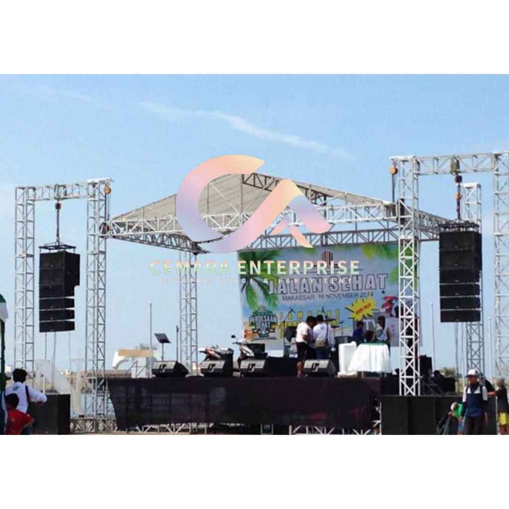 Dijual Panggung Rigging Type Rigging Sound  Ukuran 10x12 (Kualitas Terbaik & Siap Pakai