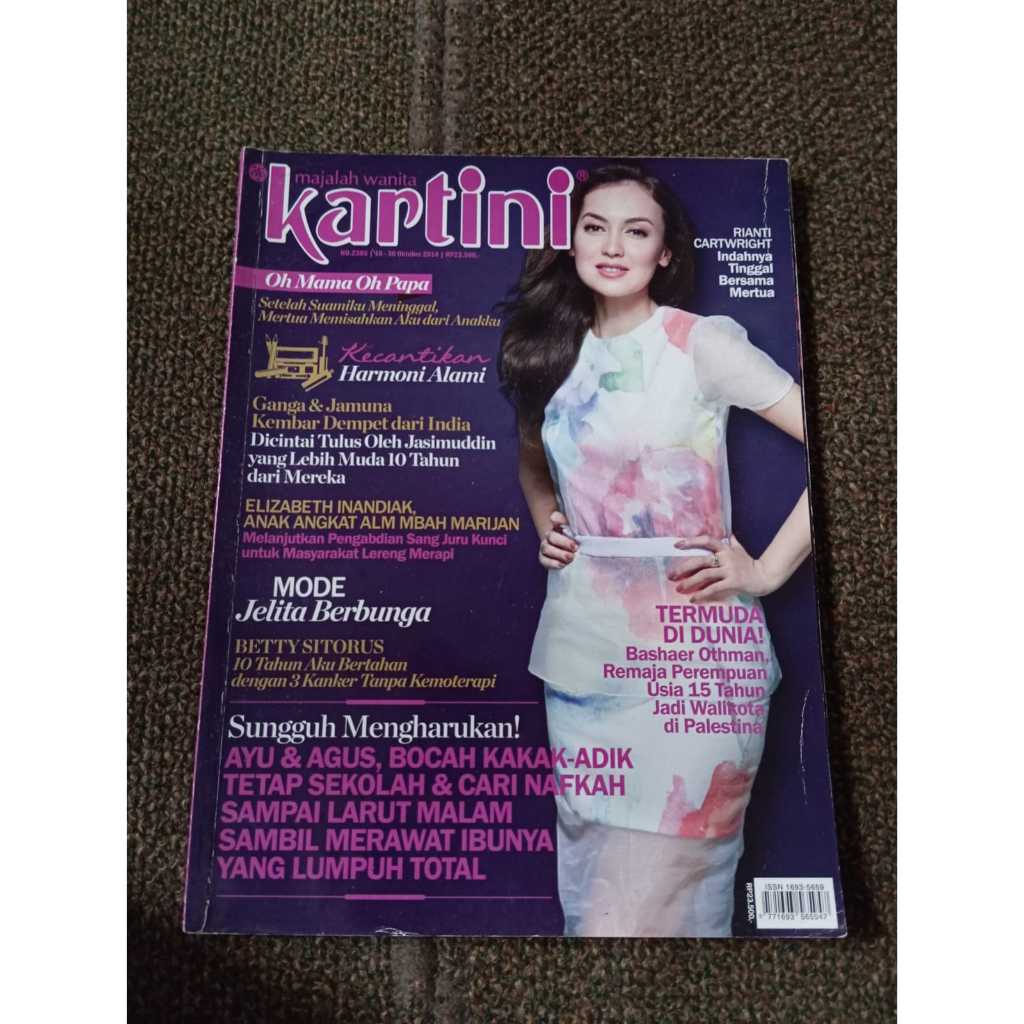 Majalah Kartini Oktober 2014 Rianti Cartwright