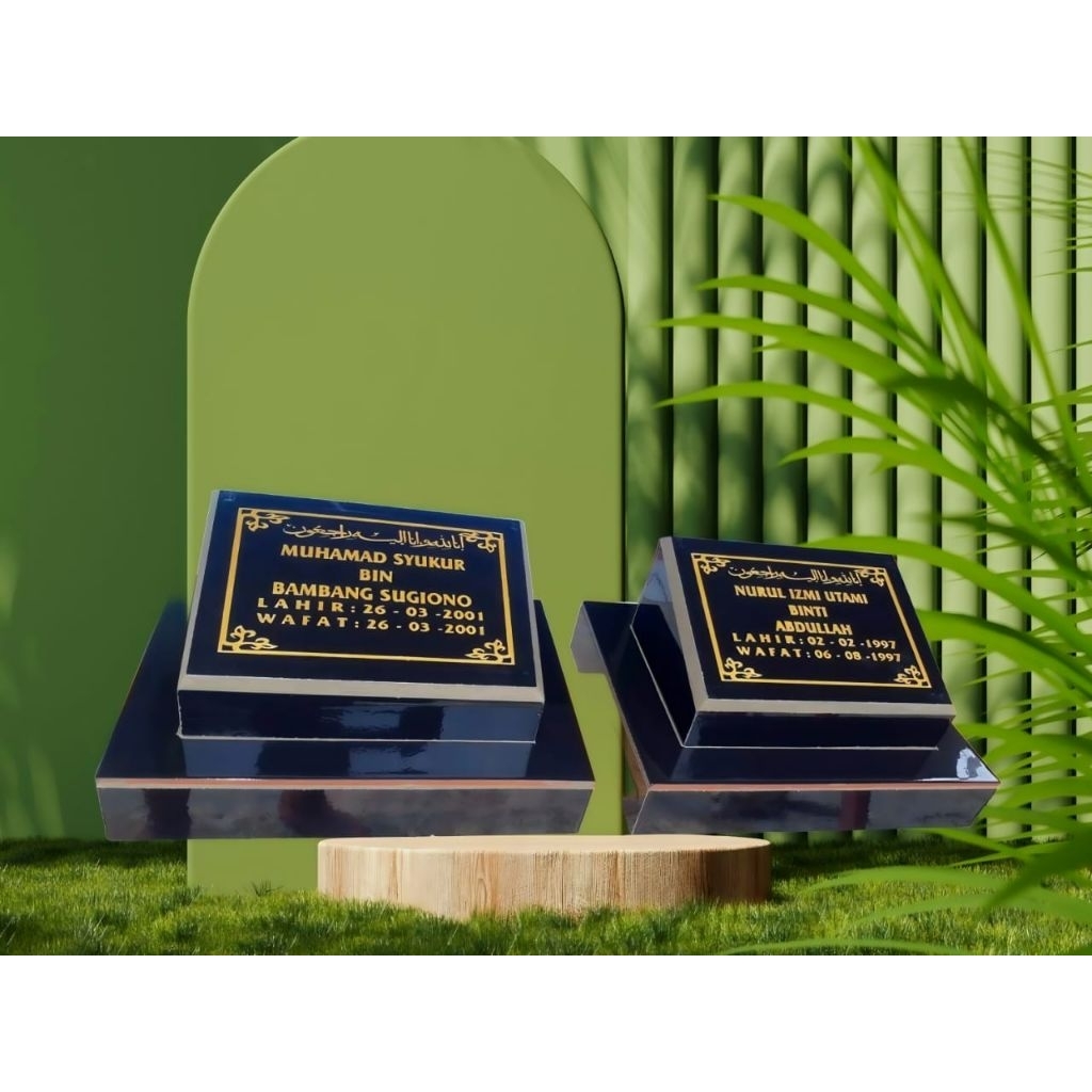 BATU NISAN GRANIT/KERAMIK FULL COR UK.40X30CM