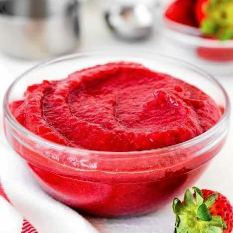 

TERMURAH 1kg Frozen Strawberry Puree Buah Beku Stroberi Pure