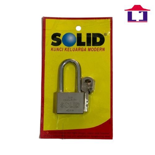 Gembok Solid Leher Panjang 40mm 809L SN