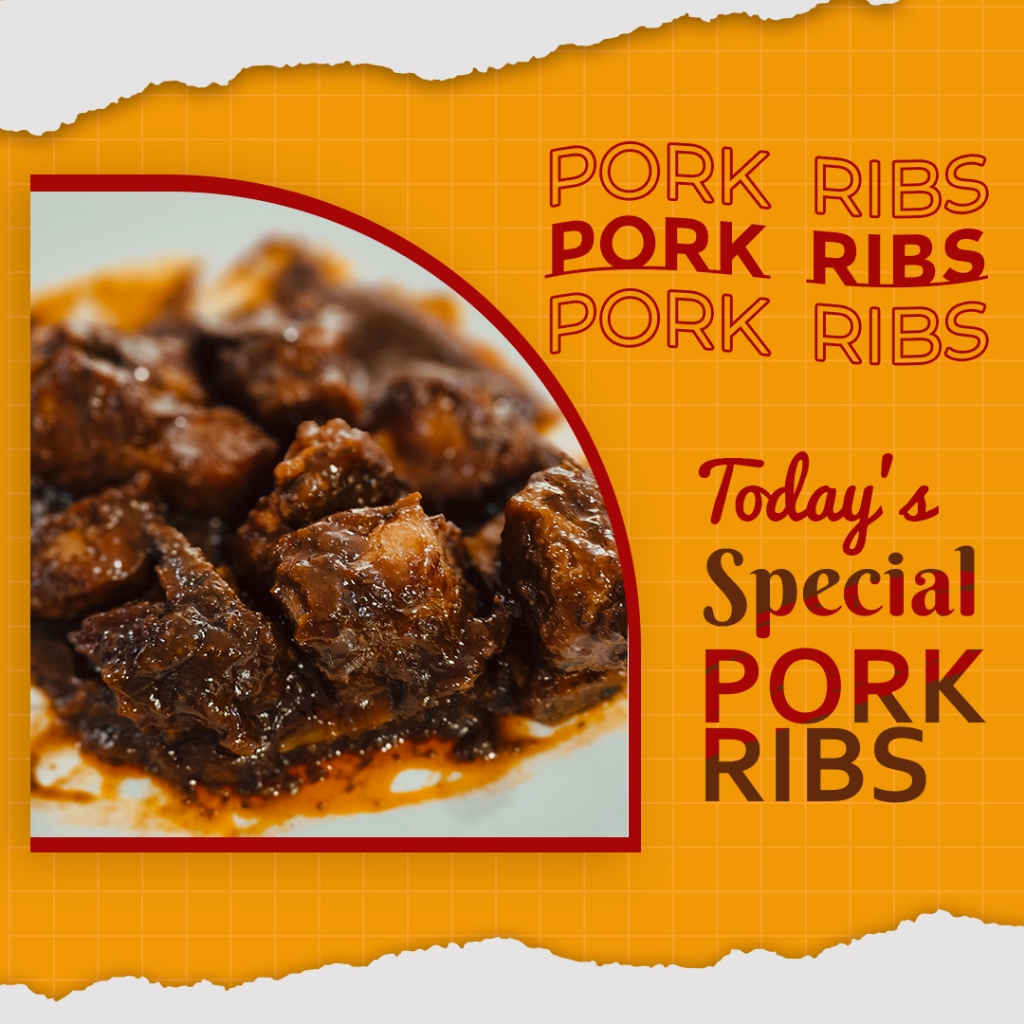 Pork ribs marinated khas Bali