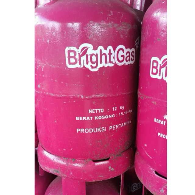 REFILL (ISI) BRIGHT GAS 12kg PINK