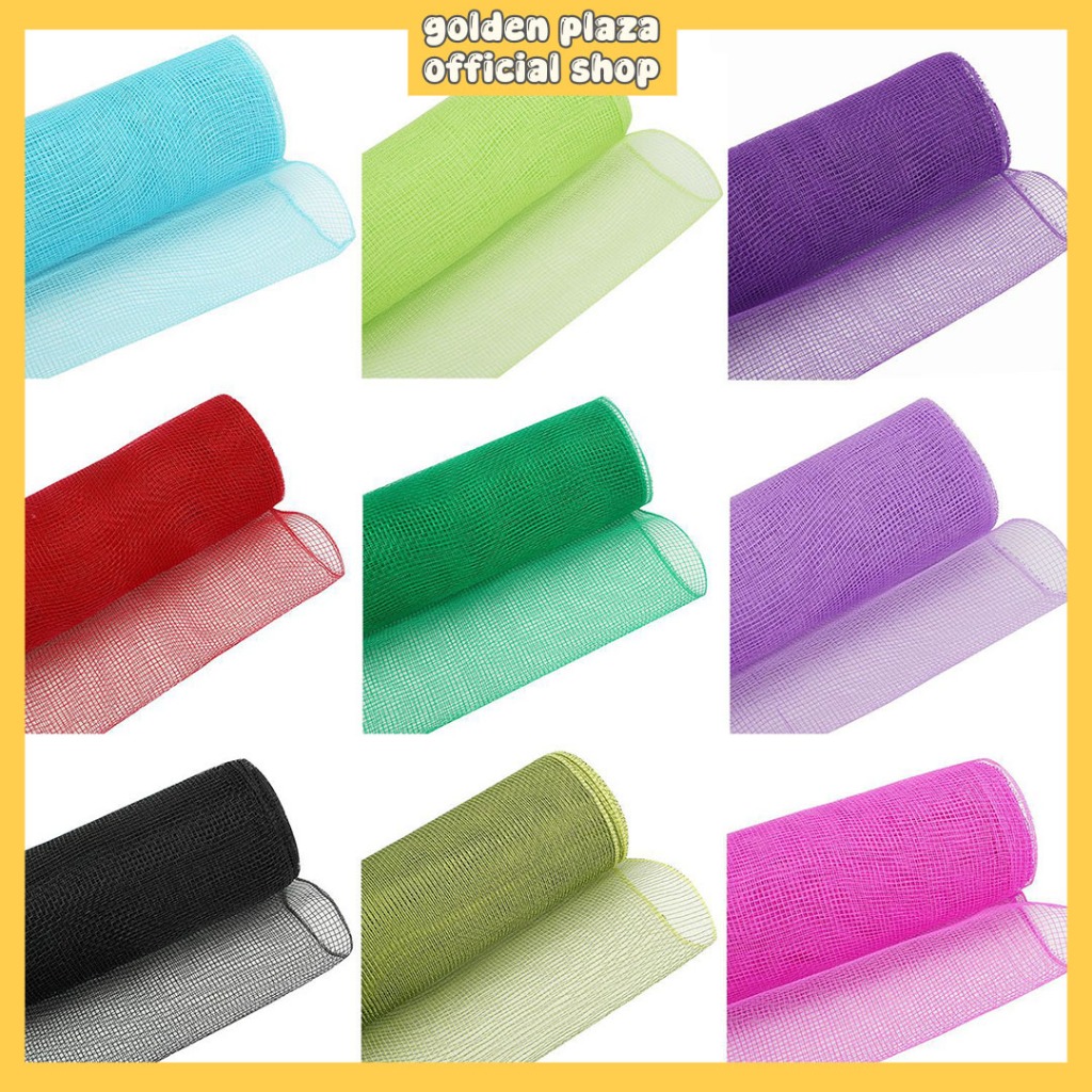 (1 ROLL) Flower Wrapping Tile Jaring Korean Wrapping  Roll Tile Pembungkus Buket Bunga Roll ROLL19